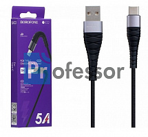 USB кабель BOROFONE BX32 5A micro черный