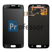 Дисплей Samsung G930 (S7) с тачскрином черный Oled