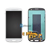 Дисплей Samsung i9300 (S3) с тачскрином белый Amoled
