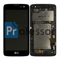 Дисплей LG K7 (X210DS) с тачскрином в рамке черный