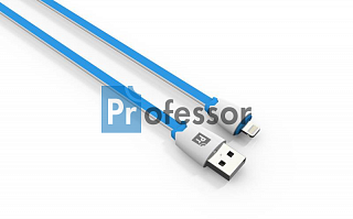 USB кабель PROFESSOR MY-441 (синий) для iPhone 5; 6; 7