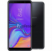 Дисплей Samsung A750 (A7 2018) с тачскрином черный (тел.)