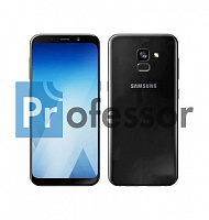 Дисплей Samsung A600 (A6 2018) с тачскрином черный (тел.)