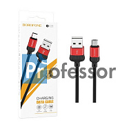 USB кабель BOROFONE BX28 3A micro красный