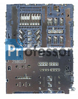 Коннектор SIM+Flash 036 Samsung A310 / A510 / A710 (A3; A5 2016; A7 2016)
