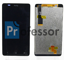 Дисплей HTC Desire 400 с тачскрином черный