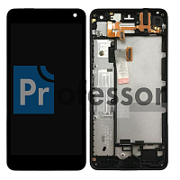 Дисплей Microsoft Lumia 650 / 650 Dual (RM-1152; RM-1154) с тачскрином в рамке черный