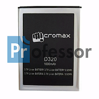 Аккумулятор Micromax D320 1600 mAh