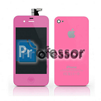 Дисплей Apple iPhone 4 с тачскрином розовый