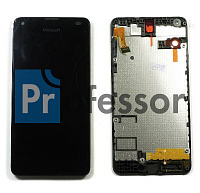 Дисплей Microsoft Lumia 550 (rm 1127) с тачскрином в рамке черный
