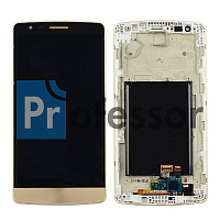 Дисплей LG D724 (G3s) с тачскрином в рамке золото