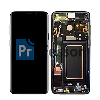 Дисплей Samsung G960 (S9) с тачскрином в рамке черный