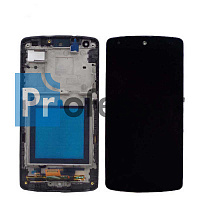Дисплей LG D821 (Nexus 5) с тачскрином в рамке черный