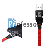 USB кабель PROFESSOR CA31 (красный) Type C
