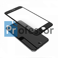 Стекло защитное 10D iPhone 6 черный (тех.пак.) 0,6 мм