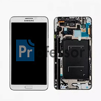 Дисплей Samsung N9005 (Note 3 LTE) с тачскрином в рамке белый Oled