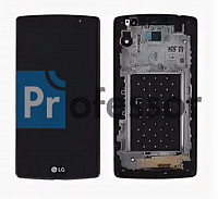 Дисплей LG H736 (G4s) с тачскрином в рамке черный
