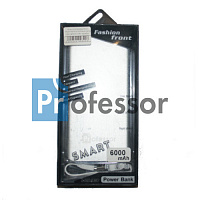 Внешний аккумулятор PROFESSOR i6-B (Power bank) 5V-1A; 6000 mAh серебро