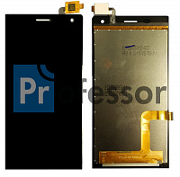 Дисплей Highscreen Verge (DEXP ixion MS150 Glide) с тачскрином черный