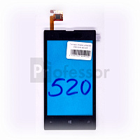 Тачскрин Nokia Lumia 520 (RM-914) черный