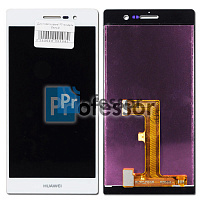 Дисплей Huawei P7 (P7-L00 / P7-L05 / P7-L10) с тачскрином белый