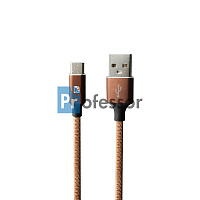 USB кабель PROFESSOR CA03 (серый) для iPhone 5; 6; 7