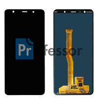 Дисплей для Samsung A750 (A7 2018) с тачскрином черный OLED