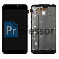 Дисплей Microsoft Lumia 640 XL (rm 1067) с тачскрином в рамке черный
