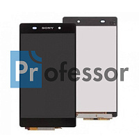 Дисплей Sony Z2 (D6503) с тачскрином черный (Тайвань)