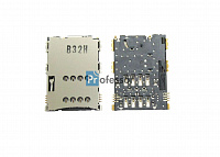 Коннектор SIM 021 Samsung P1000 / P3100 / P6200 / N8000