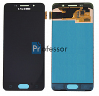 Дисплей Samsung A310 (A3 2016) с тачскрином черный OLED