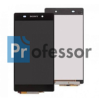 Дисплей Sony Z2 (D6503) с тачскрином черный копия