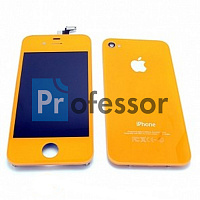 Дисплей Apple iPhone 4 с тачскрином оранжевый