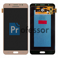 Дисплей Samsung J710 (J7 2016) с тачскрином золото OLED